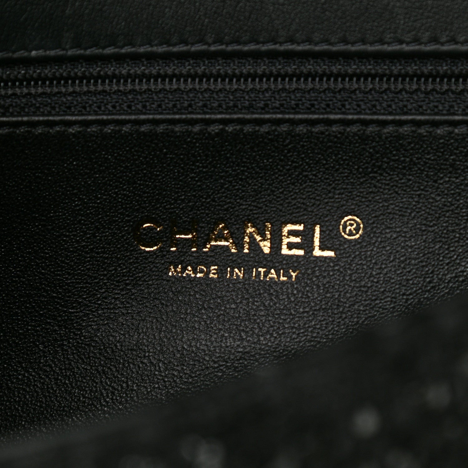 Chanel Tweed Calfskin Quilted Medium CC Filigree Flap Black 6 of 11