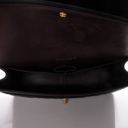 Chanel Caviar Quilted Jumbo Double Flap Black 5 of 7