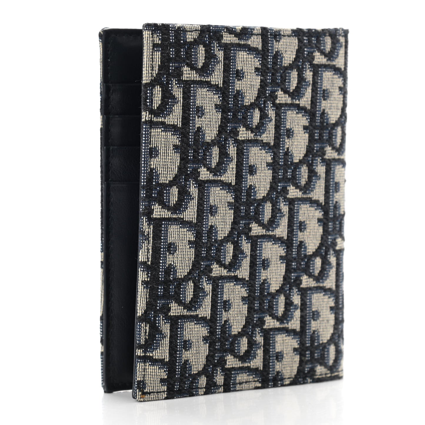 Oblique Passport Holder Blue