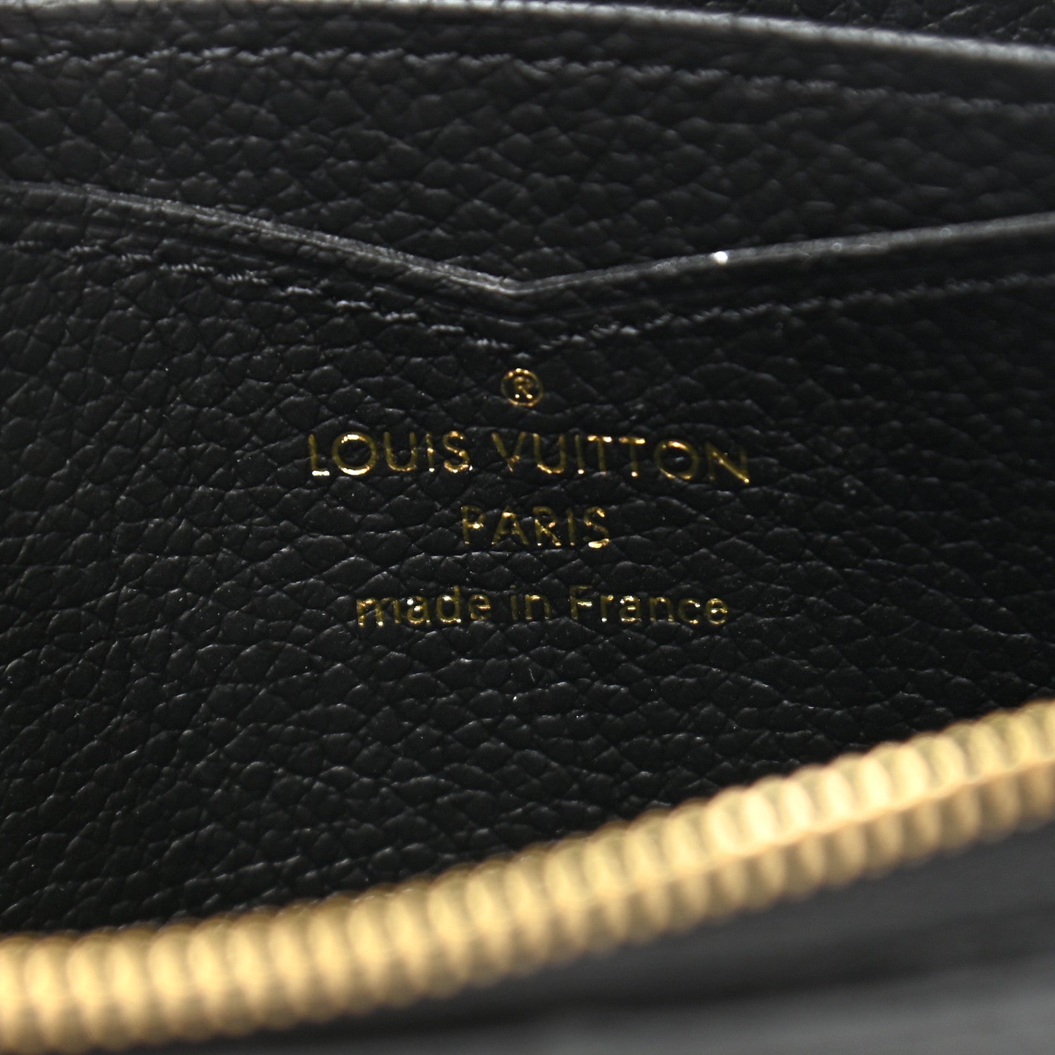 Louis Vuitton Empreinte Zippy Coin Purse Black 6 of 7