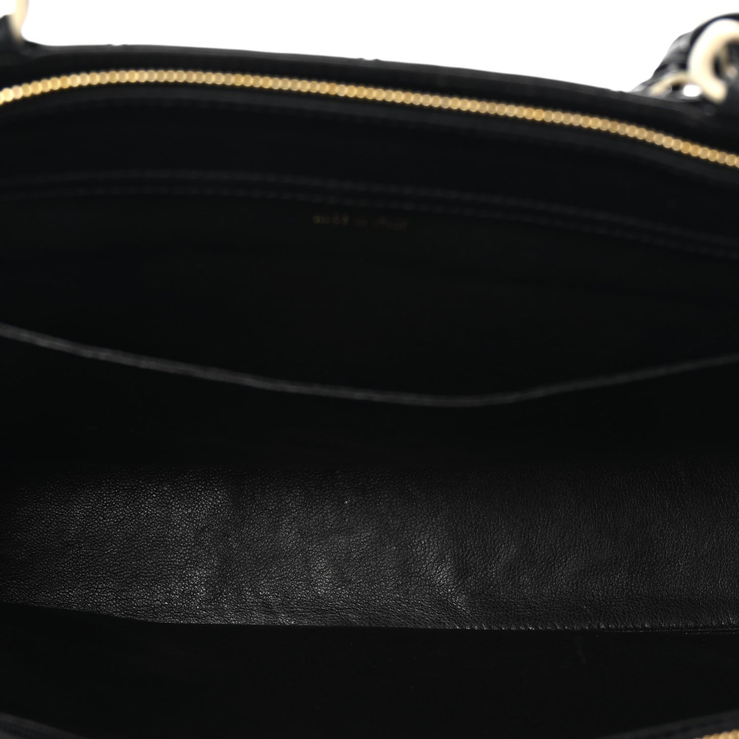 Lambskin Bekko Chain Large Shoulder Bag Black