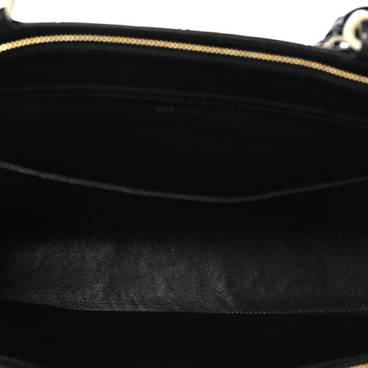 Chanel Lambskin Bekko Chain Large Shoulder Bag Black 5 of 11