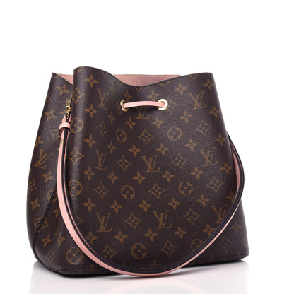 Louis Vuitton Monogram Neonoe MM Rose Poudre 3 of 8
