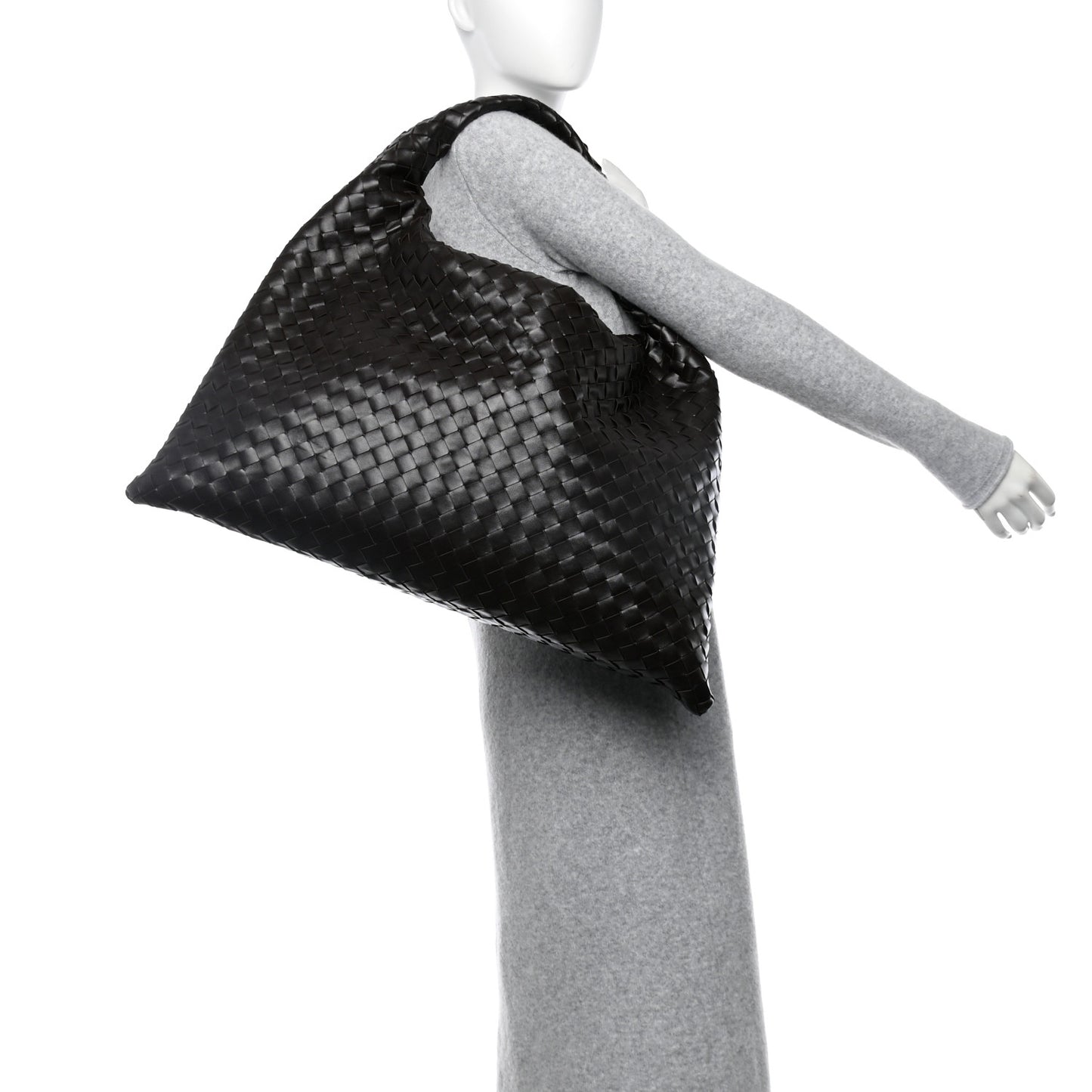 Calfskin Intrecciato Large Hop Fondant