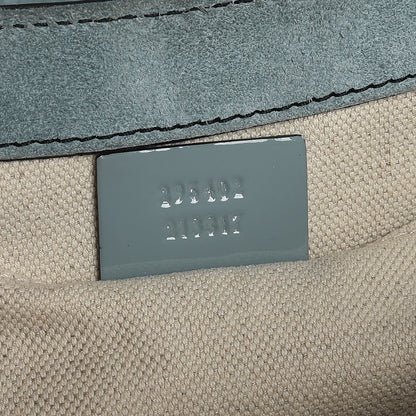 Gucci Patent Medium Emily Chain Shoulder Bag Green 7 of 13