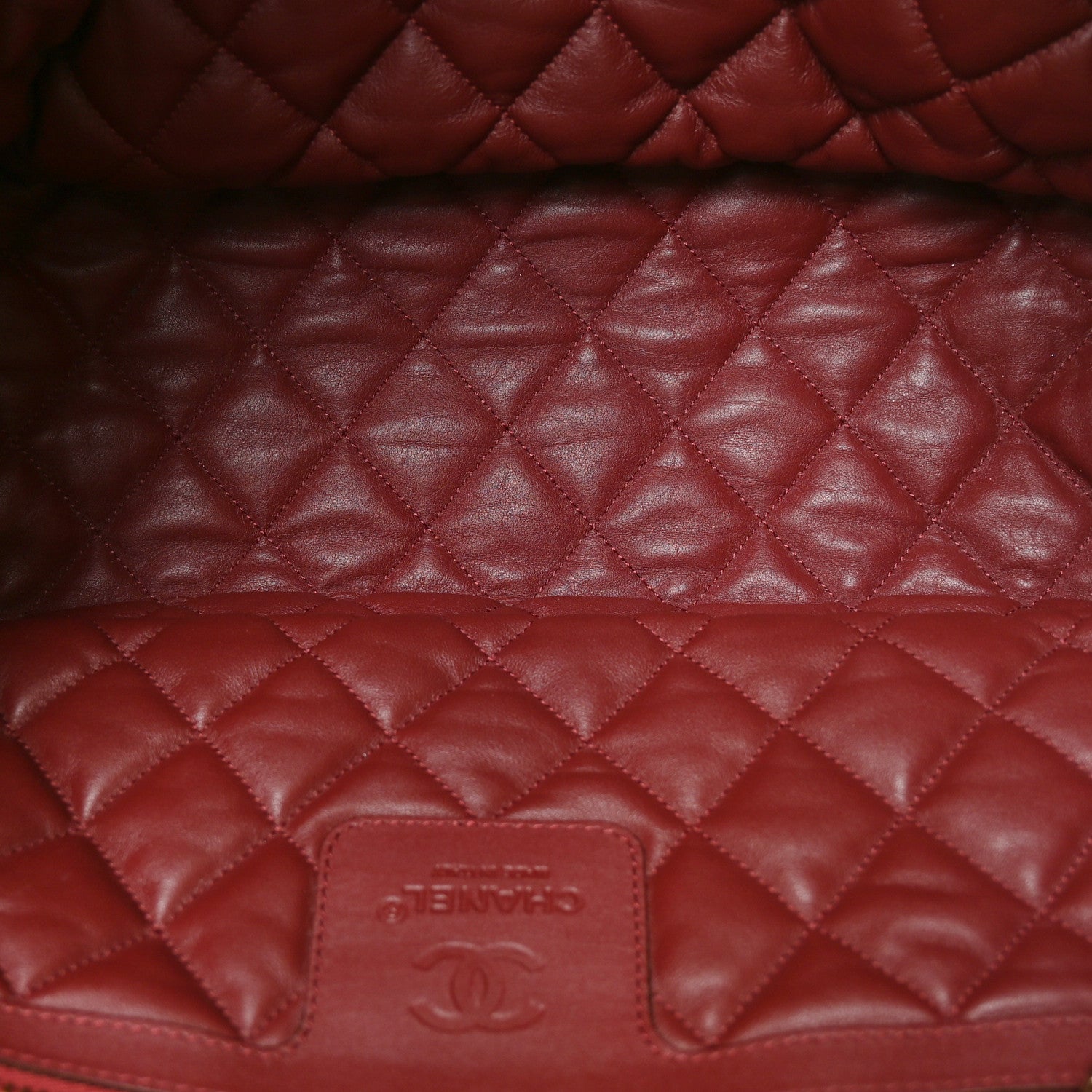 Chanel Nylon Quilted Medium Coco Cocoon Reversible Tote Light Gold 5 of 10