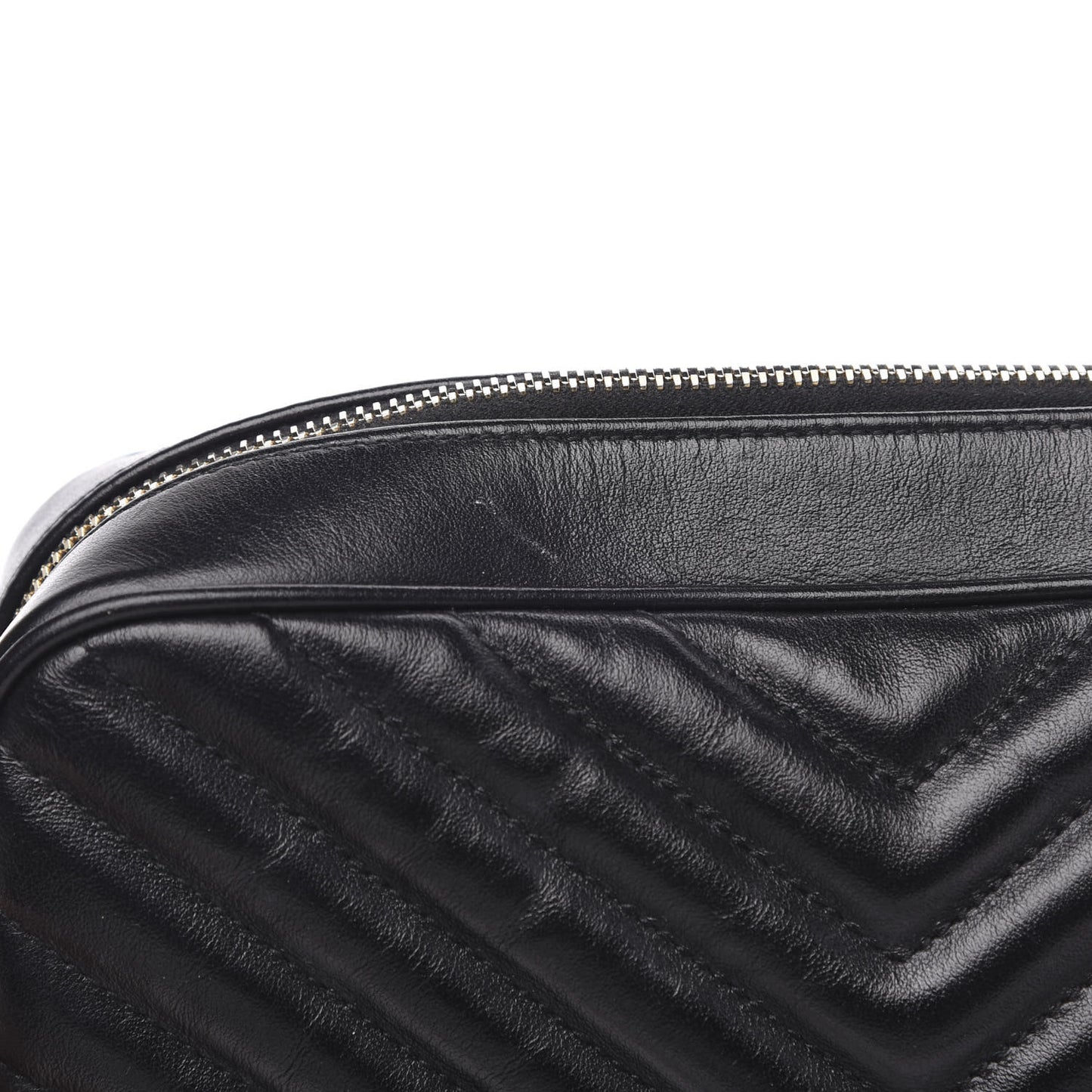 Calfskin Matelasse Monogram Lou Camera Bag Black