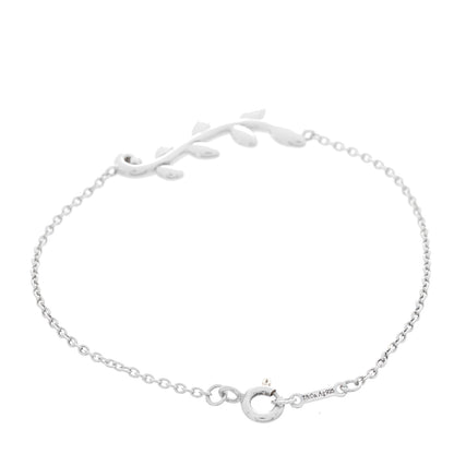Tiffany Sterling Silver Paloma Picasso Olive Leaf Vine Bracelet 2 of 3