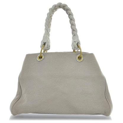 Bottega Veneta Canvas and Leather Tote 1 of 11