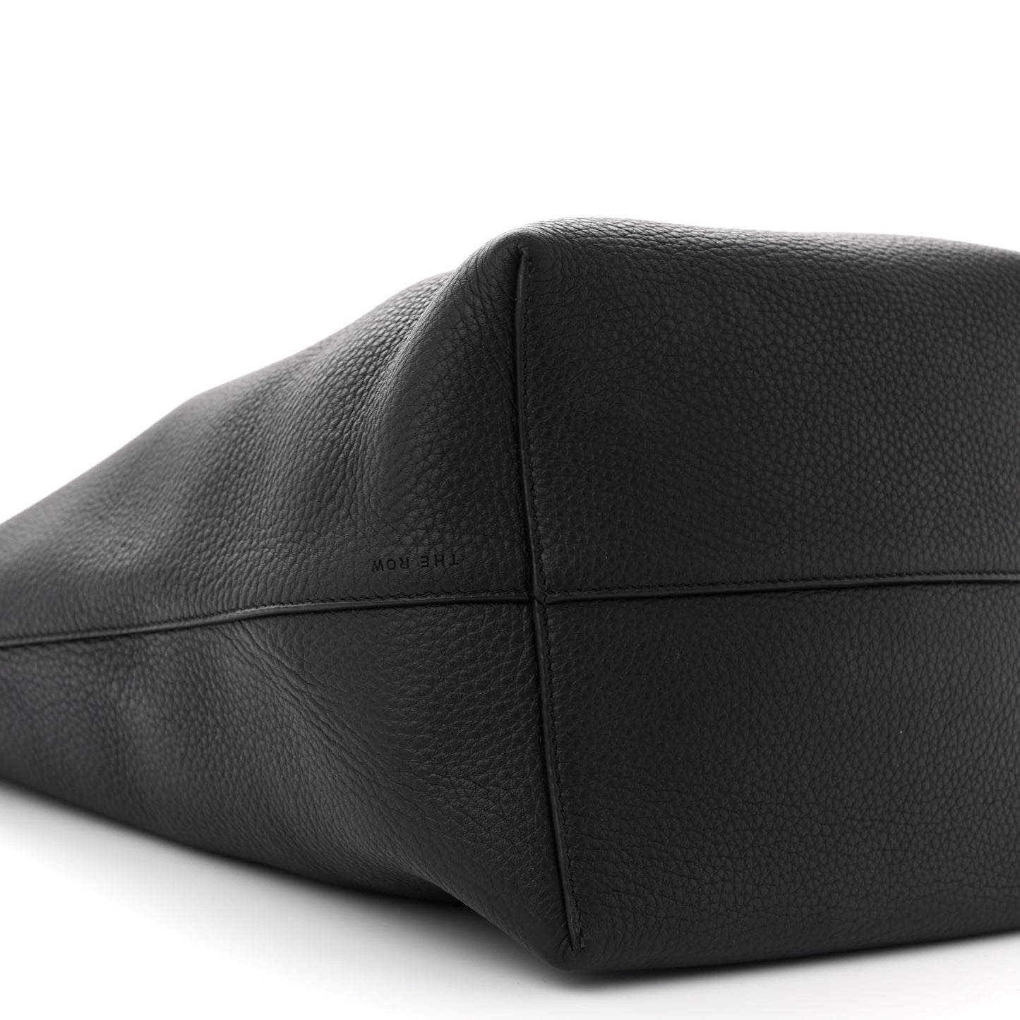 Grained Calfskin Medium N/S Park Tote Black