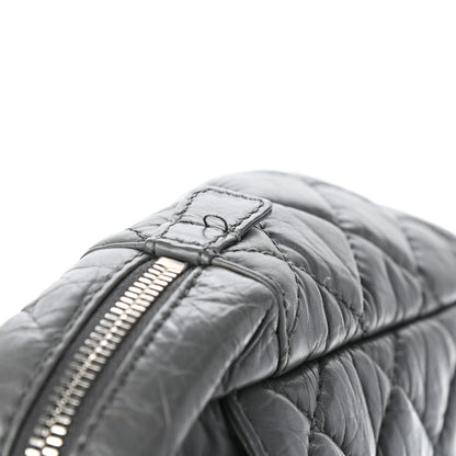 Chanel Aged Calfskin Quilted Large Reissue Camera Case Grey 11 of 11