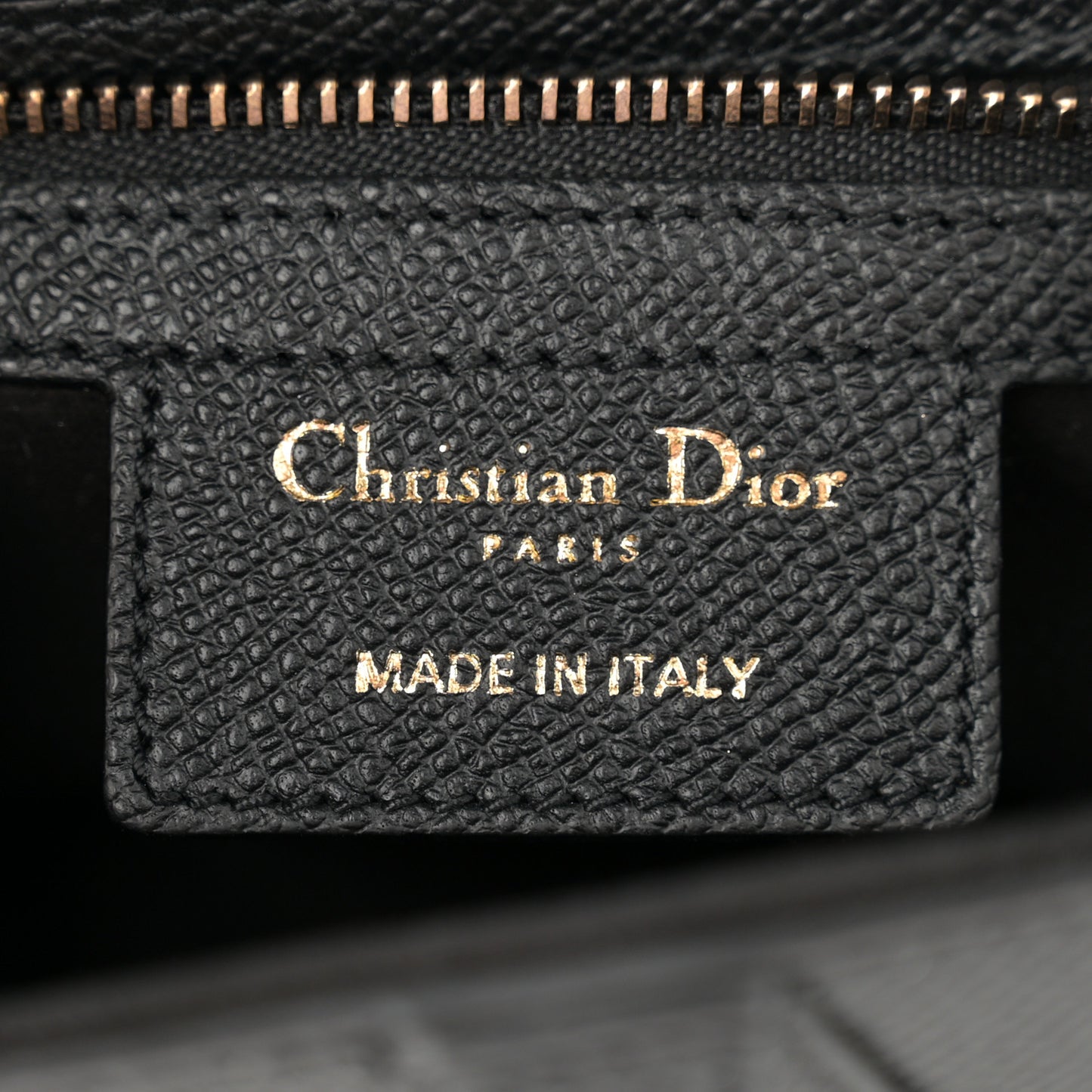 Grained Calfskin Saddle Bag Black