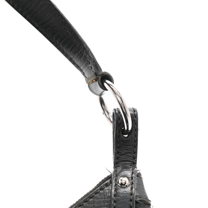 Gucci Monogram Horsebit Hobo Black 27 of 34