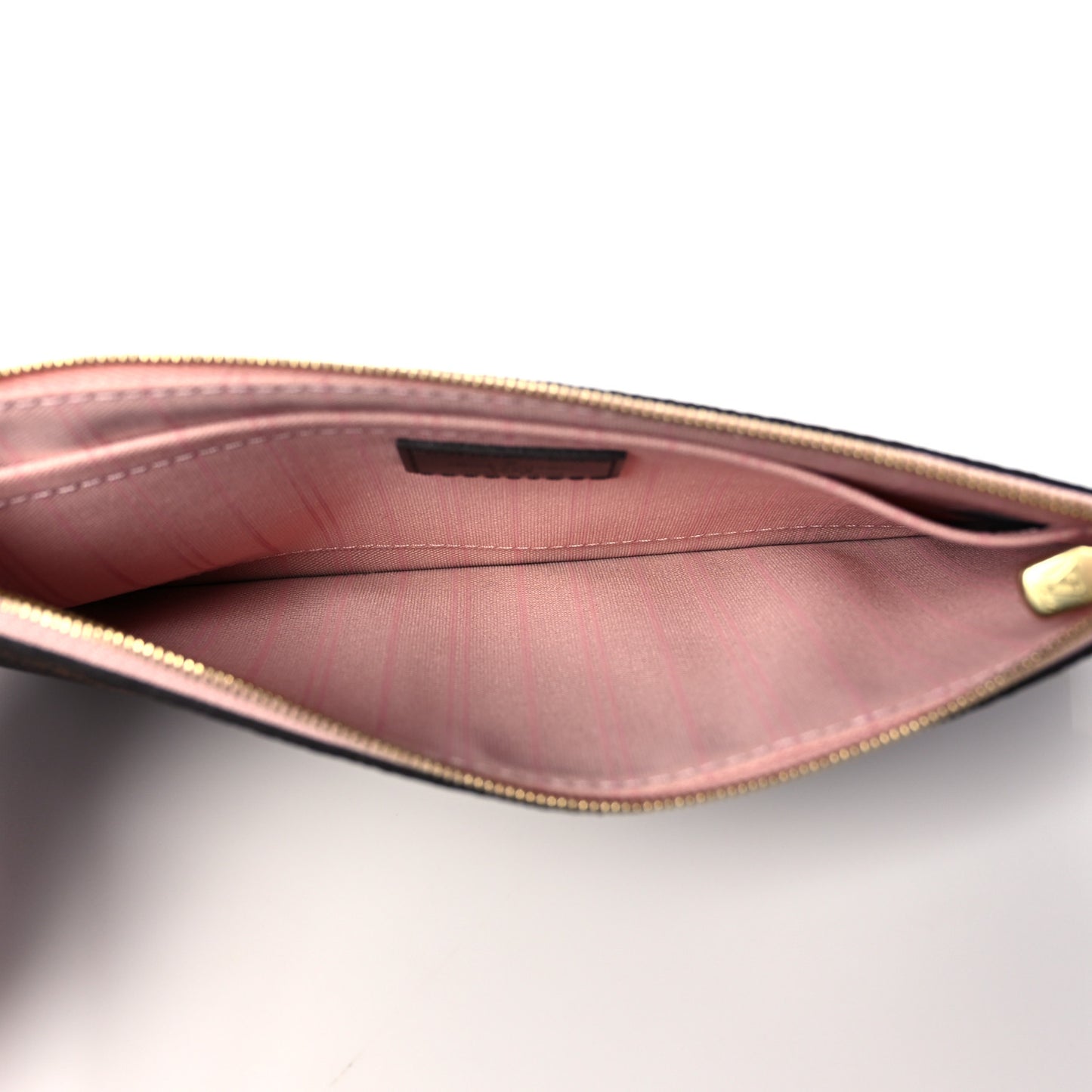 Damier Ebene Neverfull MM GM Pochette Rose Ballerine