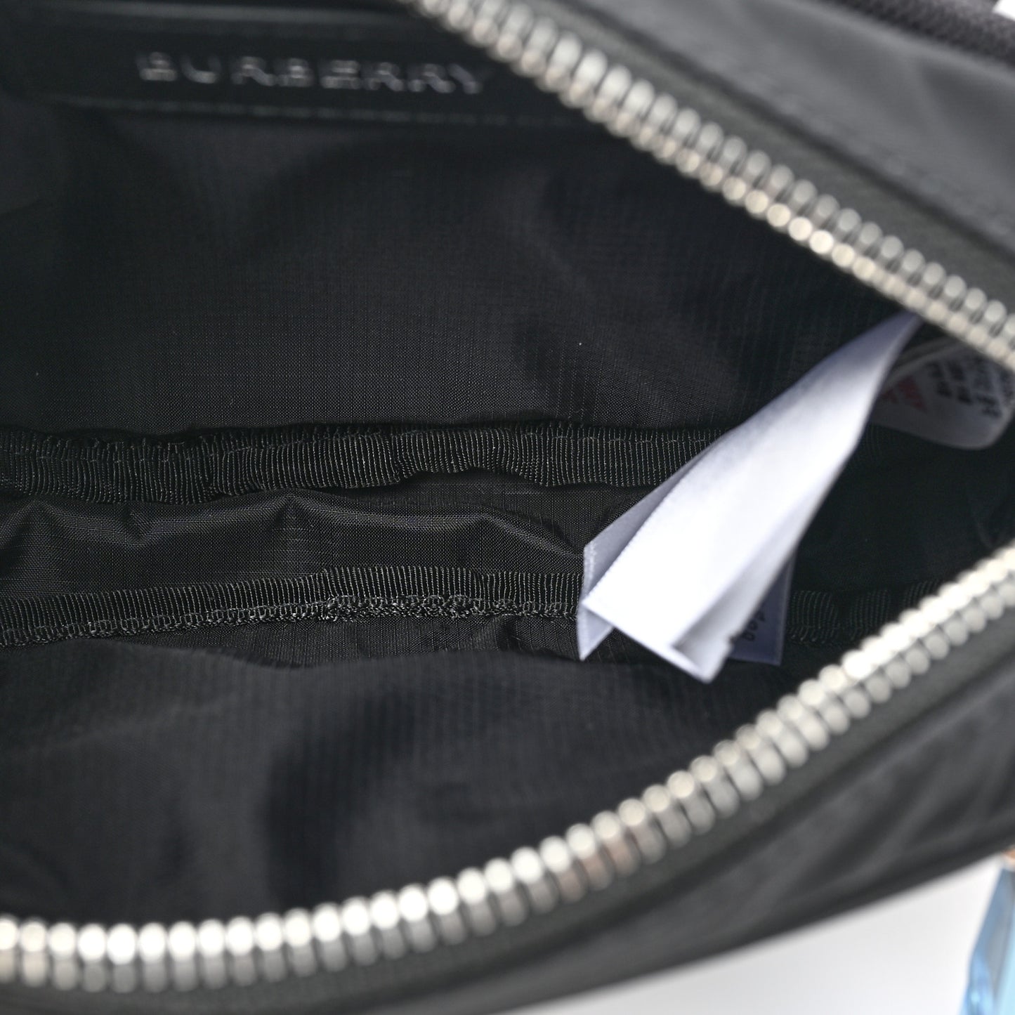 Econyl Logo Print Small Cannon Bum Bag Black