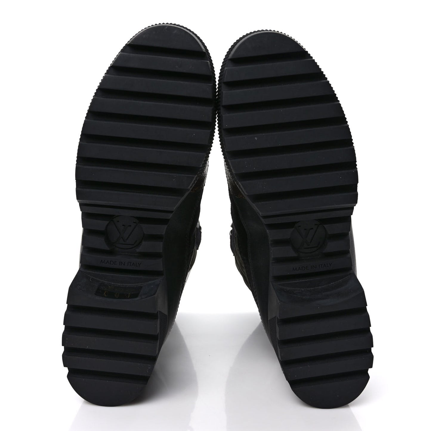 Nylon Embroidered Monogram Suede Laureate Platform Desert Boots 38.5 Kaki