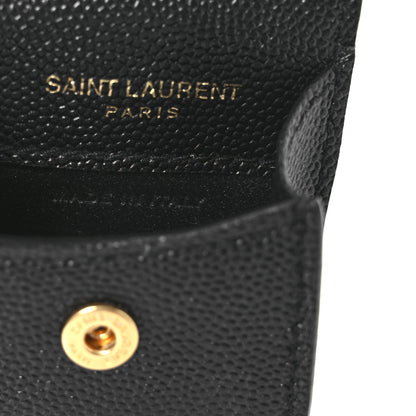 Saint Laurent Grain De Poudre Monogram Airpods Case Black 5 of 6
