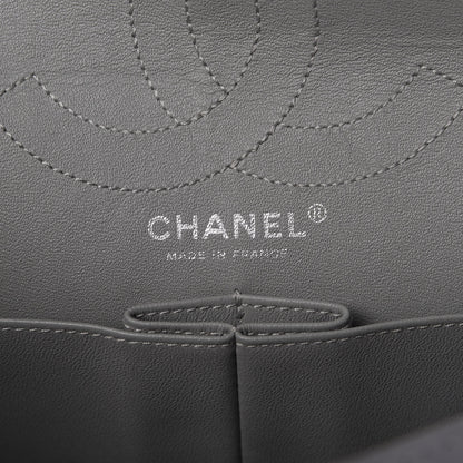 Chanel Caviar Iridescent Calfskin 2.55 Reissue 226 Flap Brown Grey 8 of 10