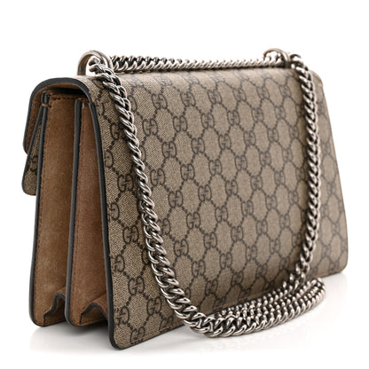 Gucci GG Supreme Monogram Small Dionysus Shoulder Bag Taupe 3 of 14