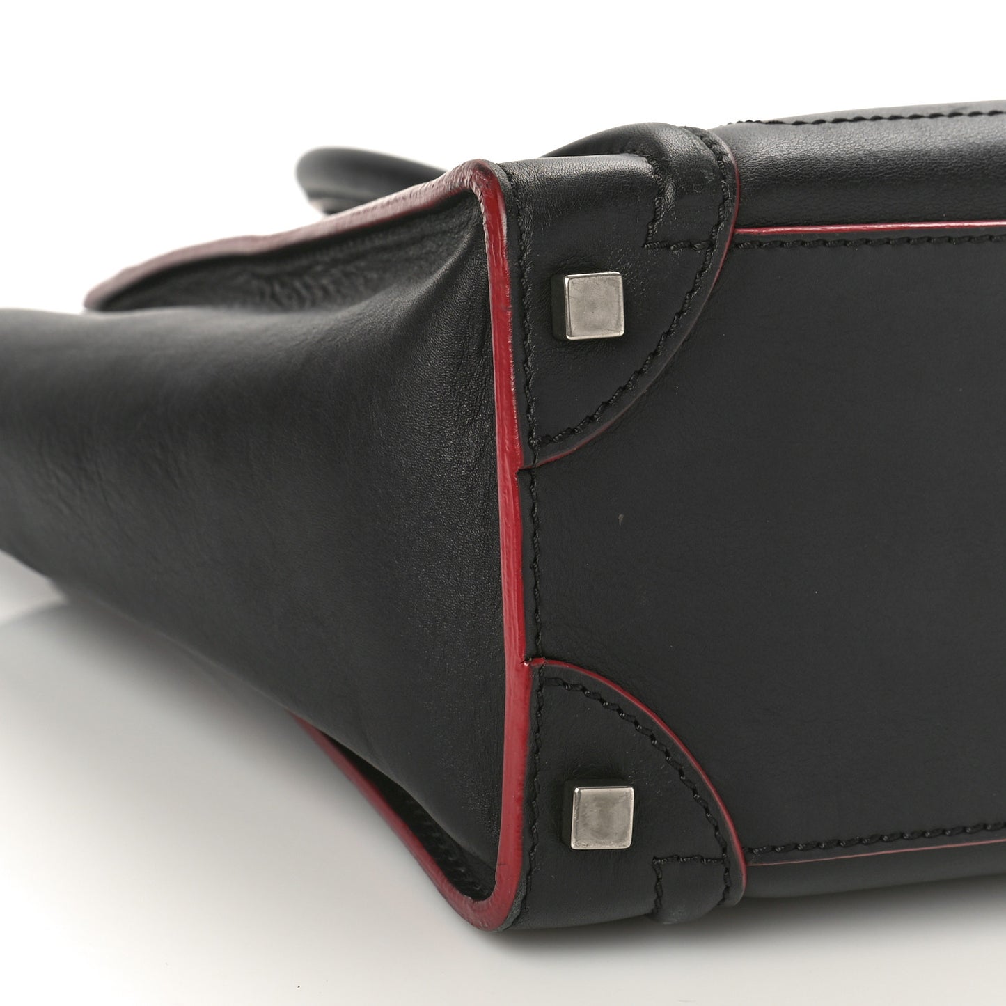 Smooth Calfskin Micro Luggage Black