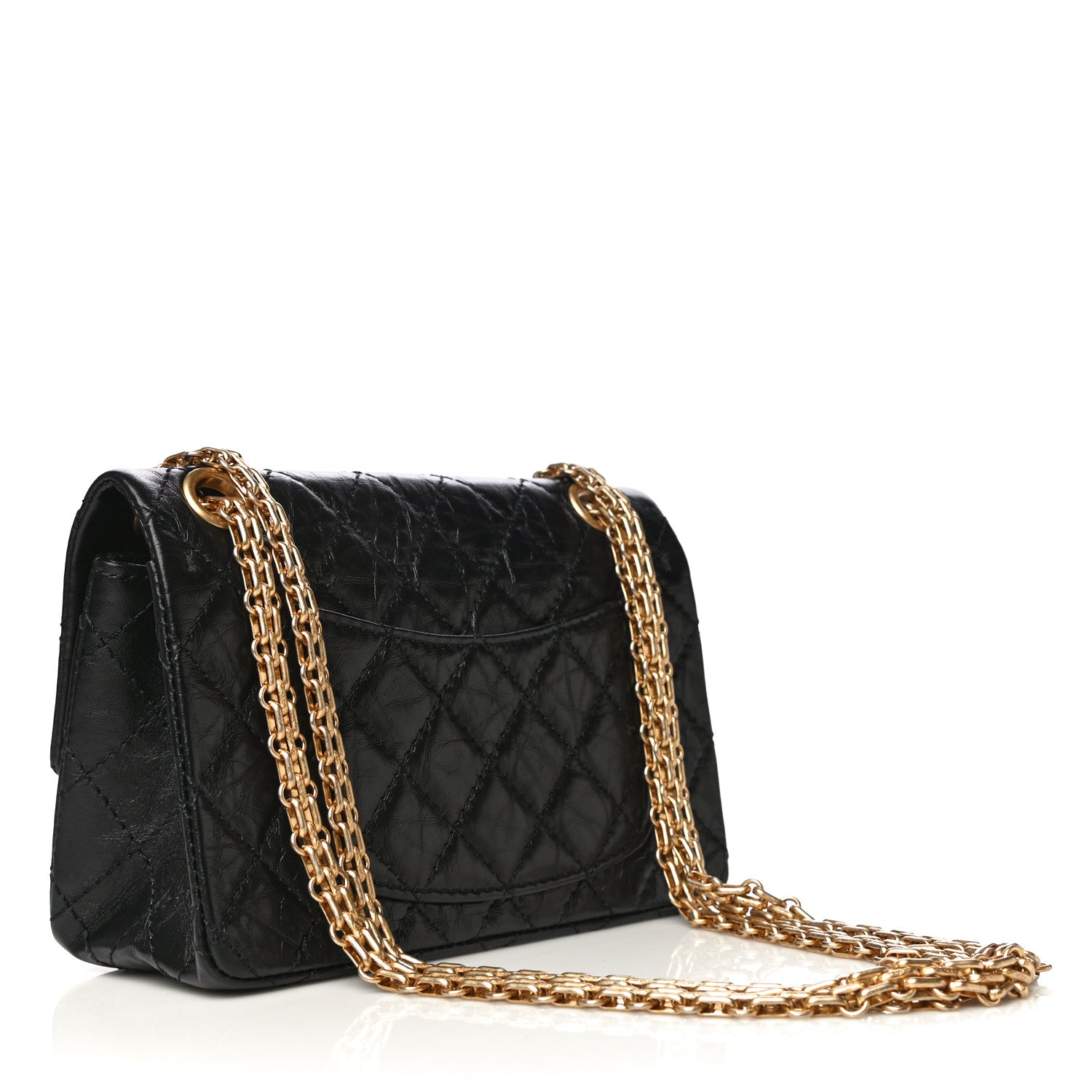 Chanel Aged Calfskin Quilted 2.55 Reissue Mini Flap Black 3 of 15