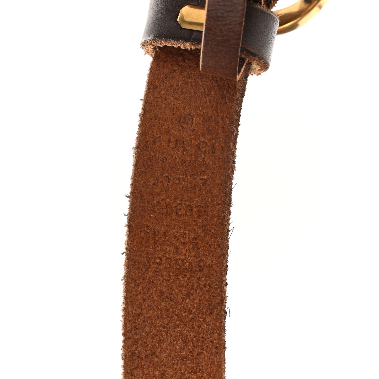 Faded Calfskin Double G 20mm Belt 85 34 Cuir