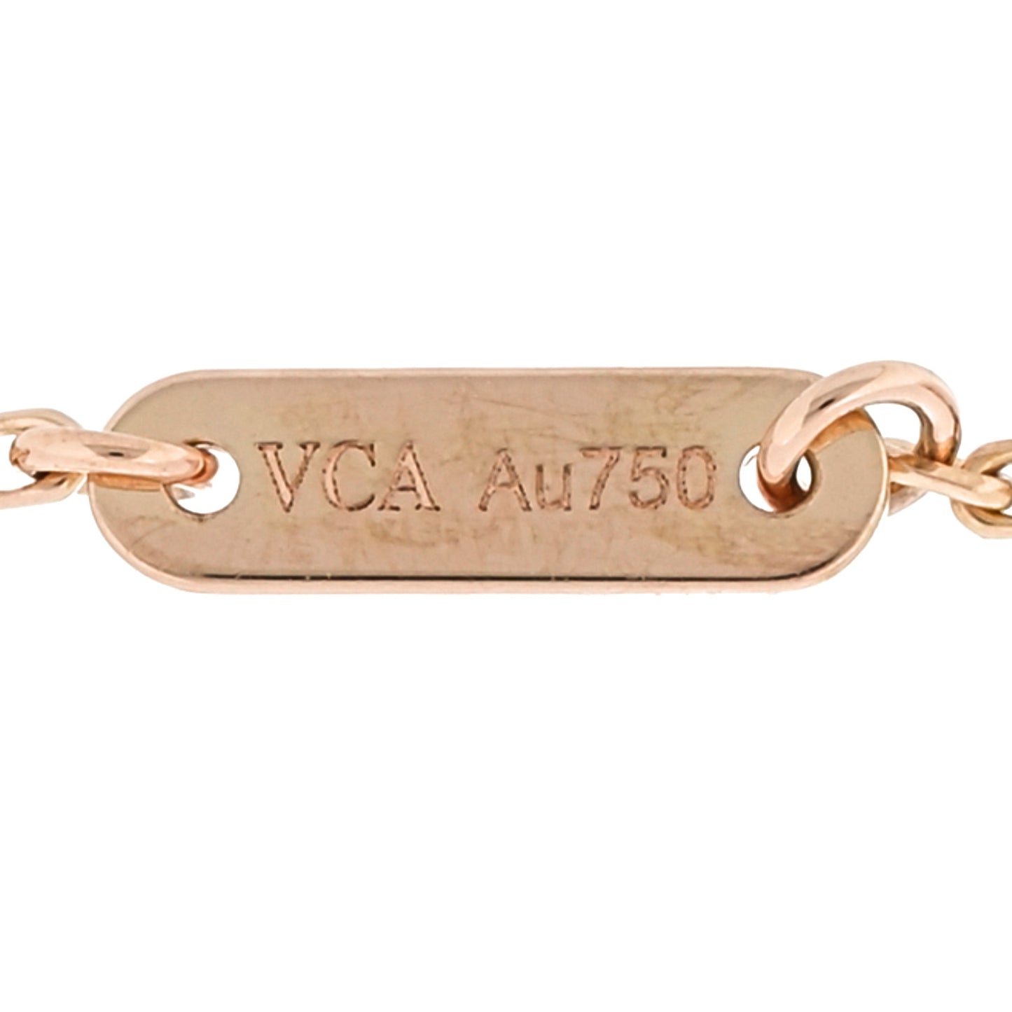 18K Rose Gold Carnelian Sweet Alhambra Bracelet