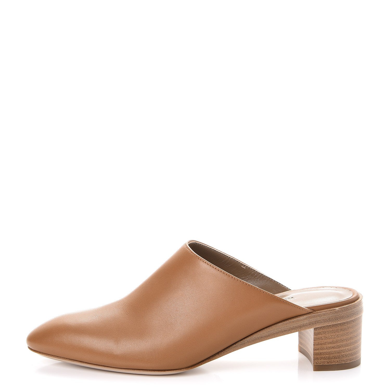 Hermes Calfskin Reveuse Mules 37.5 Palissandre 1 of 12