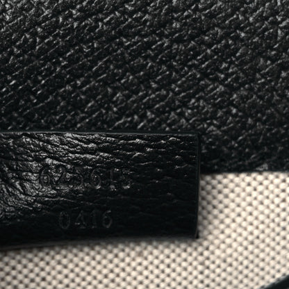 Gucci GG Supreme Monogram Textured Dollar Calfskin Mini Horsebit 1955 Crossbody Bag Beige Blue 7 of 11