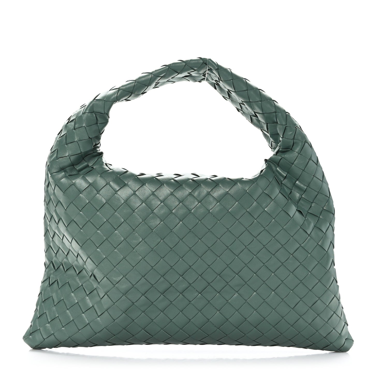 Calfskin Intrecciato Small Hop Aloe