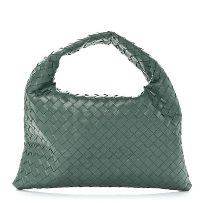 Bottega Veneta Calfskin Intrecciato Small Hop Aloe 1 of 8