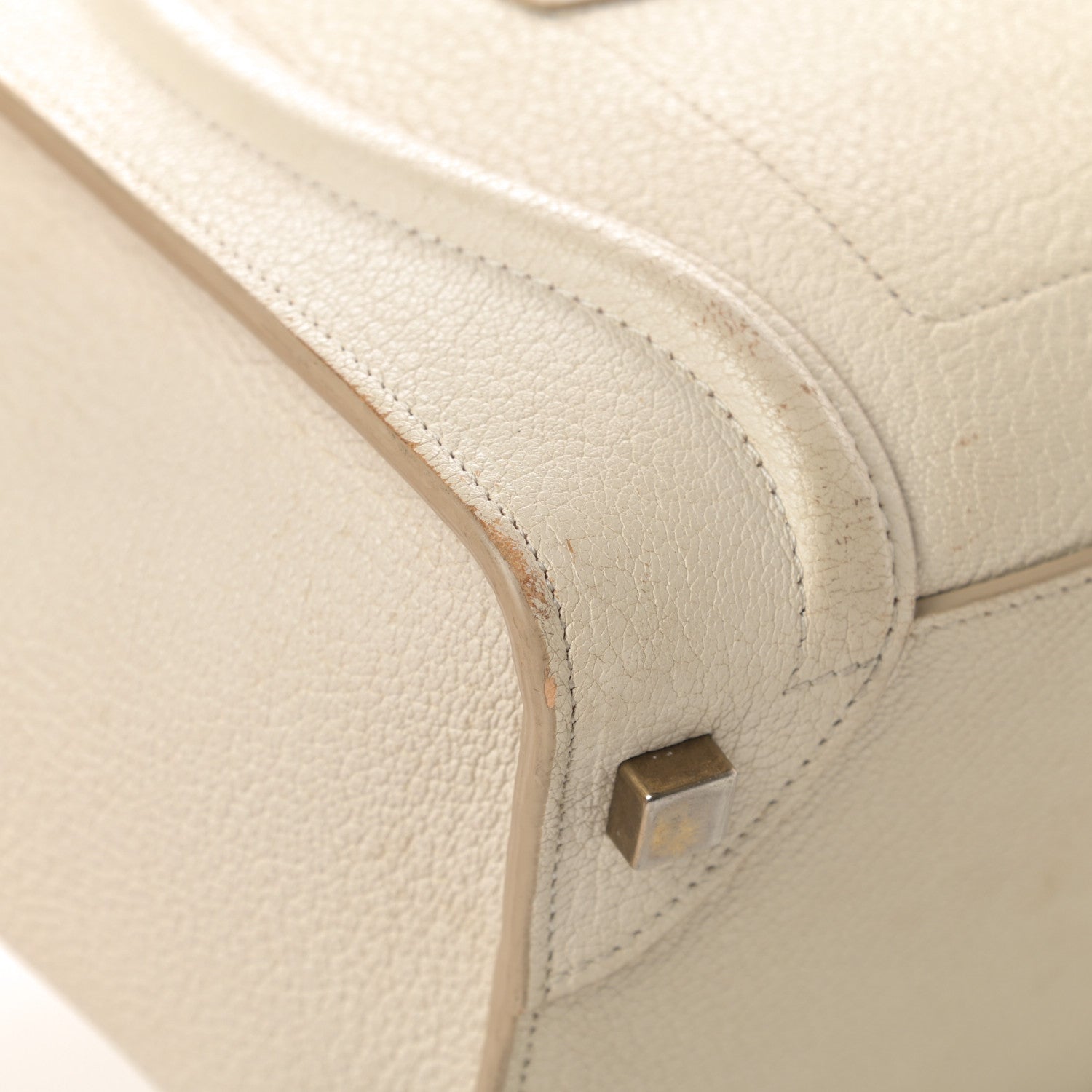 Celine Goatskin Micro Luggage White 9 of 21