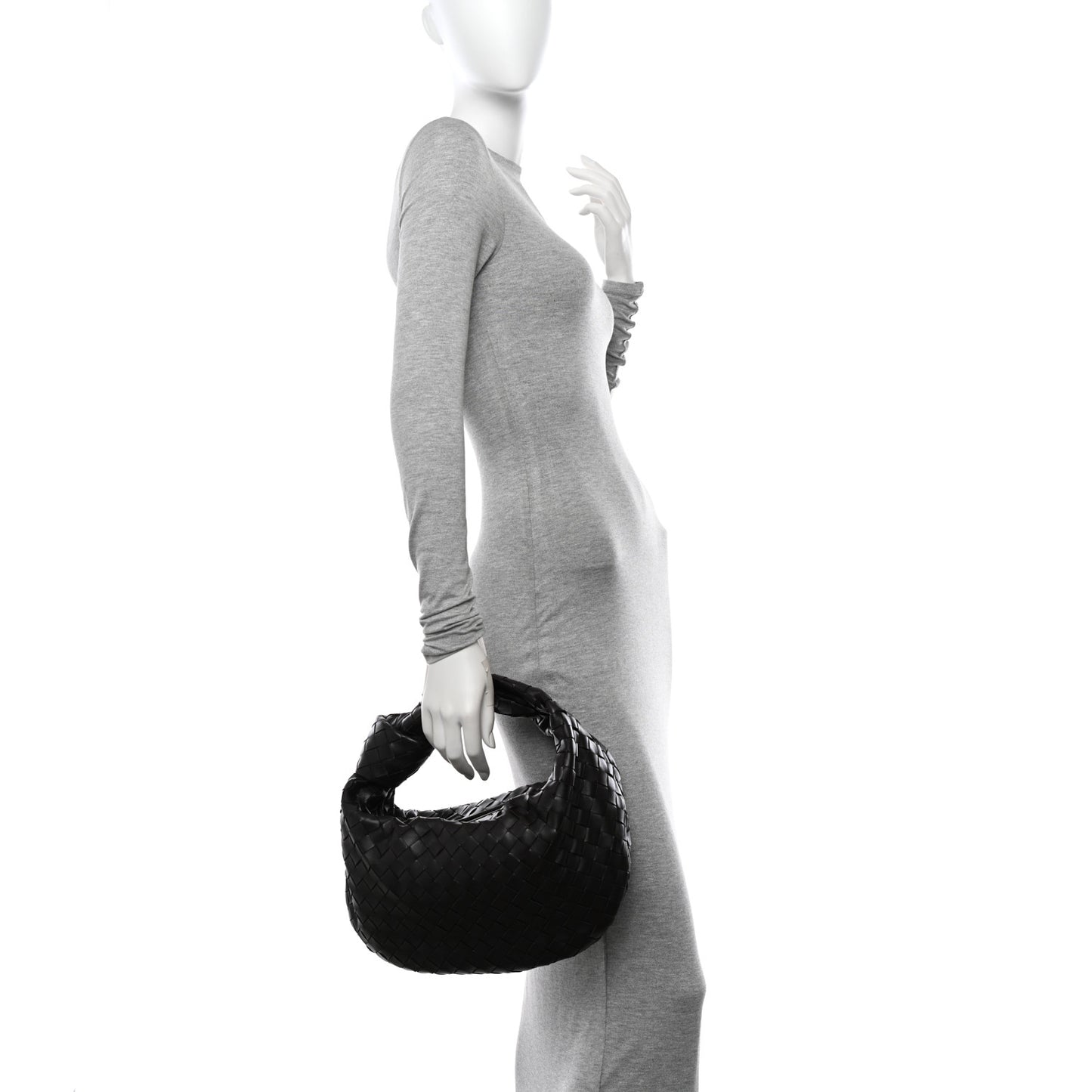 Nappa Intrecciato Teen Jodie Hobo Fondant