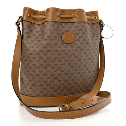 Gucci X DISNEY Mini Vintage GG Supreme Monogram Bucket Bag Beige Vintage Sun Oil 3 of 10
