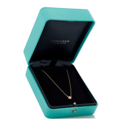 Tiffany 18K Rose Gold Diamond .17ct Elsa Peretti Diamonds by the Yard Pendant Necklace 6 of 6