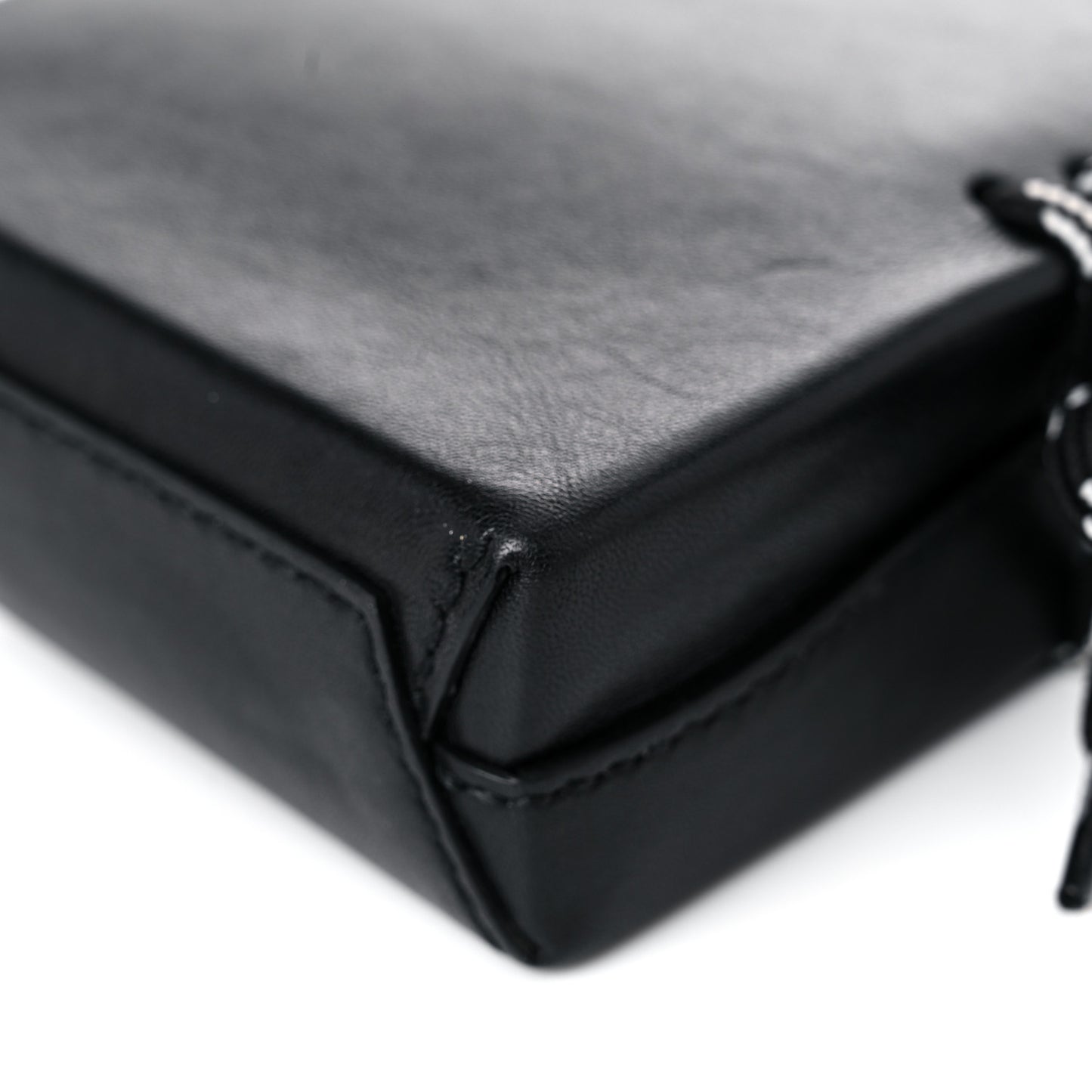 Calfskin Hello Kitty Phone Holder Bag Black
