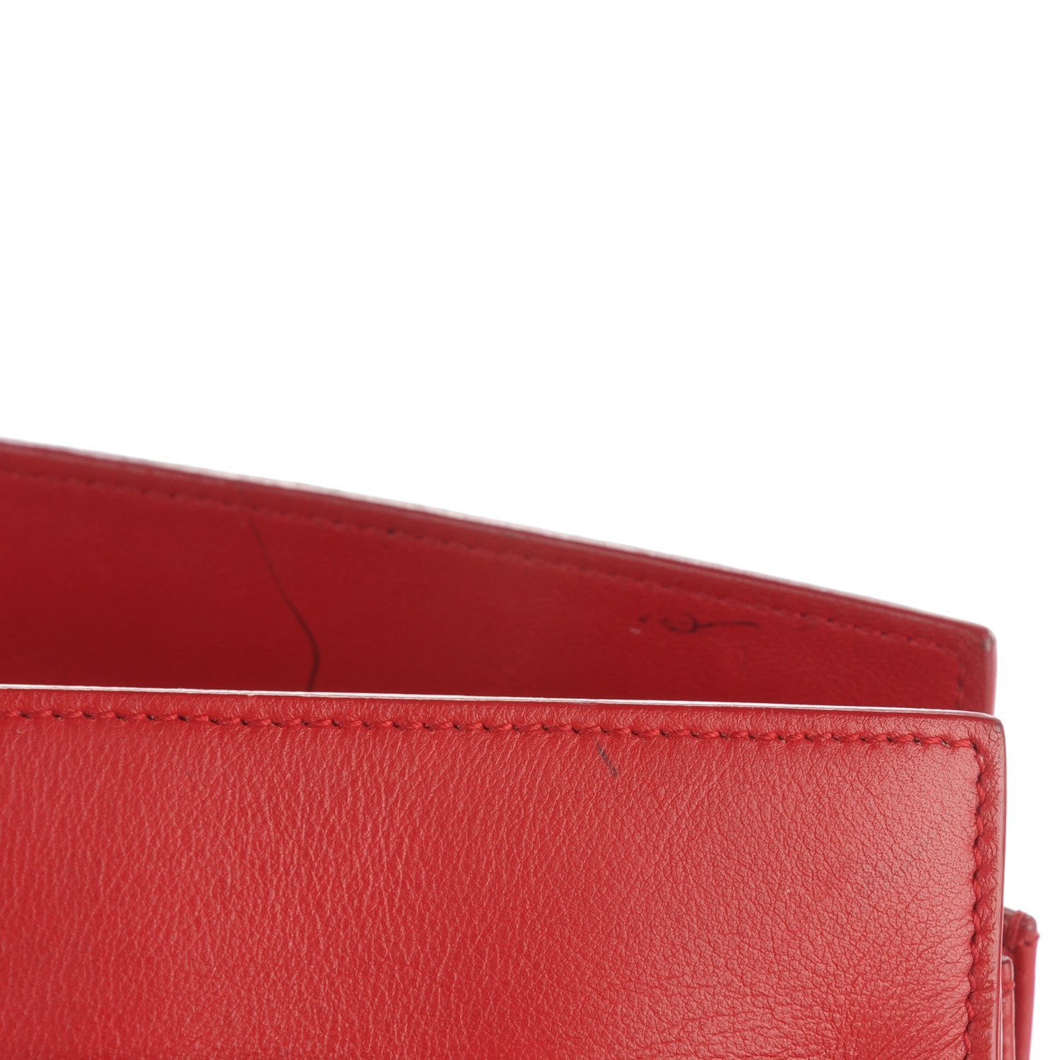 Saint Laurent Calfskin Large Sac de Jour Carryall Red 8 of 11
