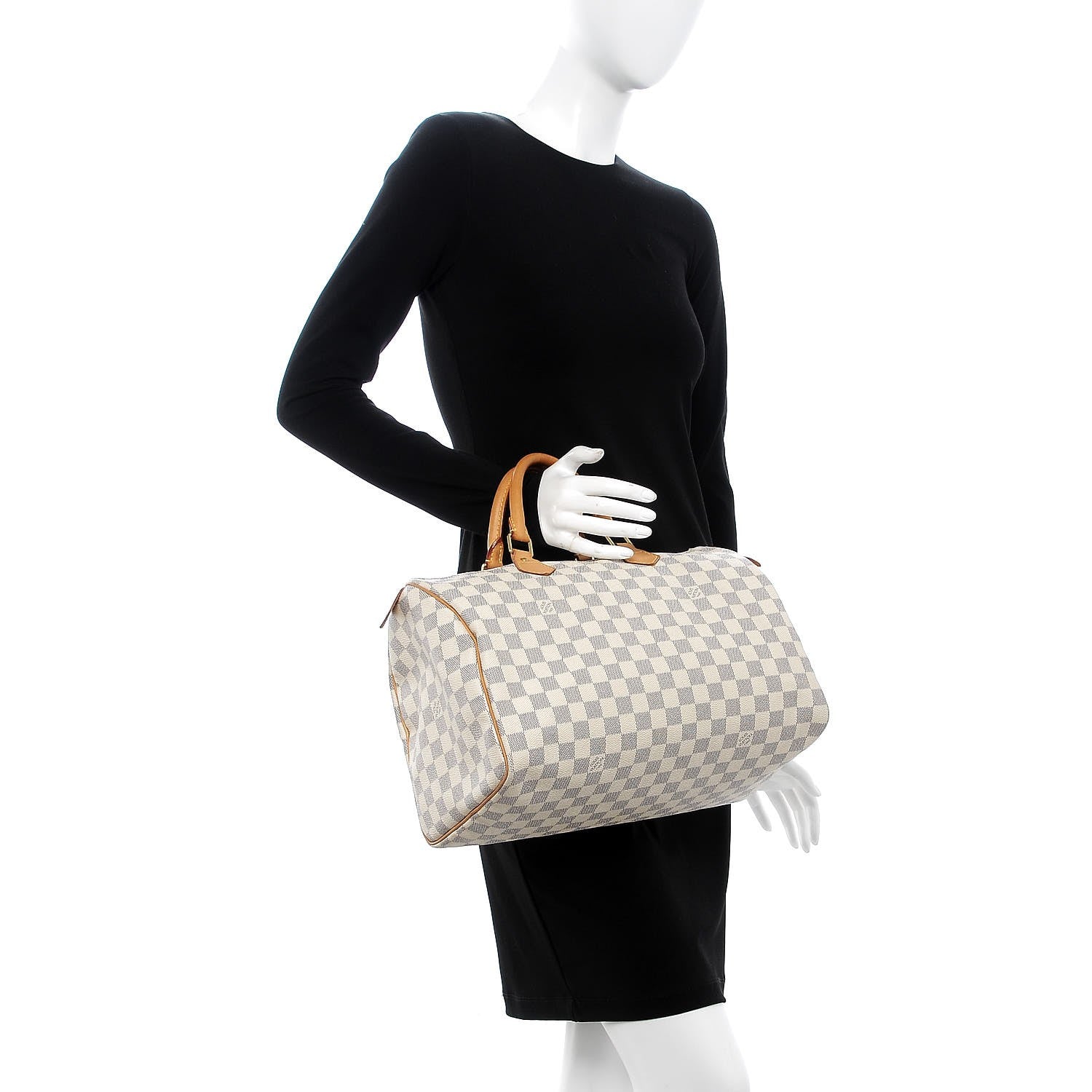 Louis Vuitton Damier Azur Speedy 35 3 of 10