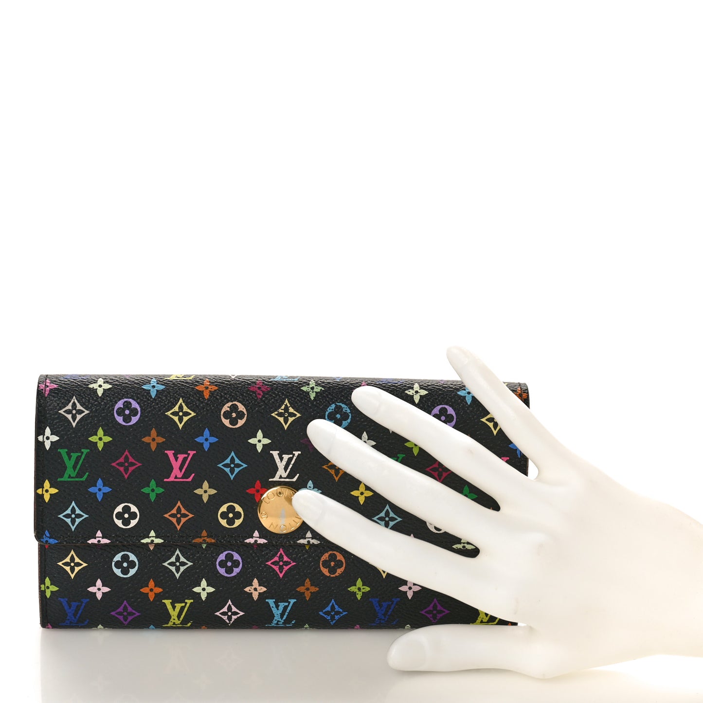 Monogram Multicolor Sarah Wallet Black Grenade