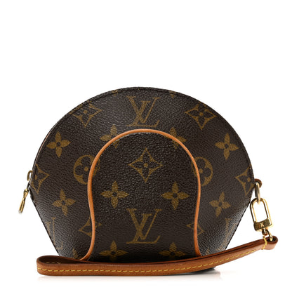 Louis Vuitton Monogram Mini Ellipse Wristlet Clutch 1 of 9