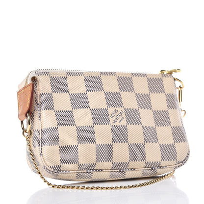 Louis Vuitton Damier Azur Mini Pochette Accessories 3 of 6