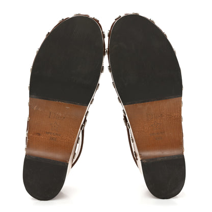 Christian Dior Calfskin Diorquake 20mm Slingback Clogs 38.5 Camel 5 of 18