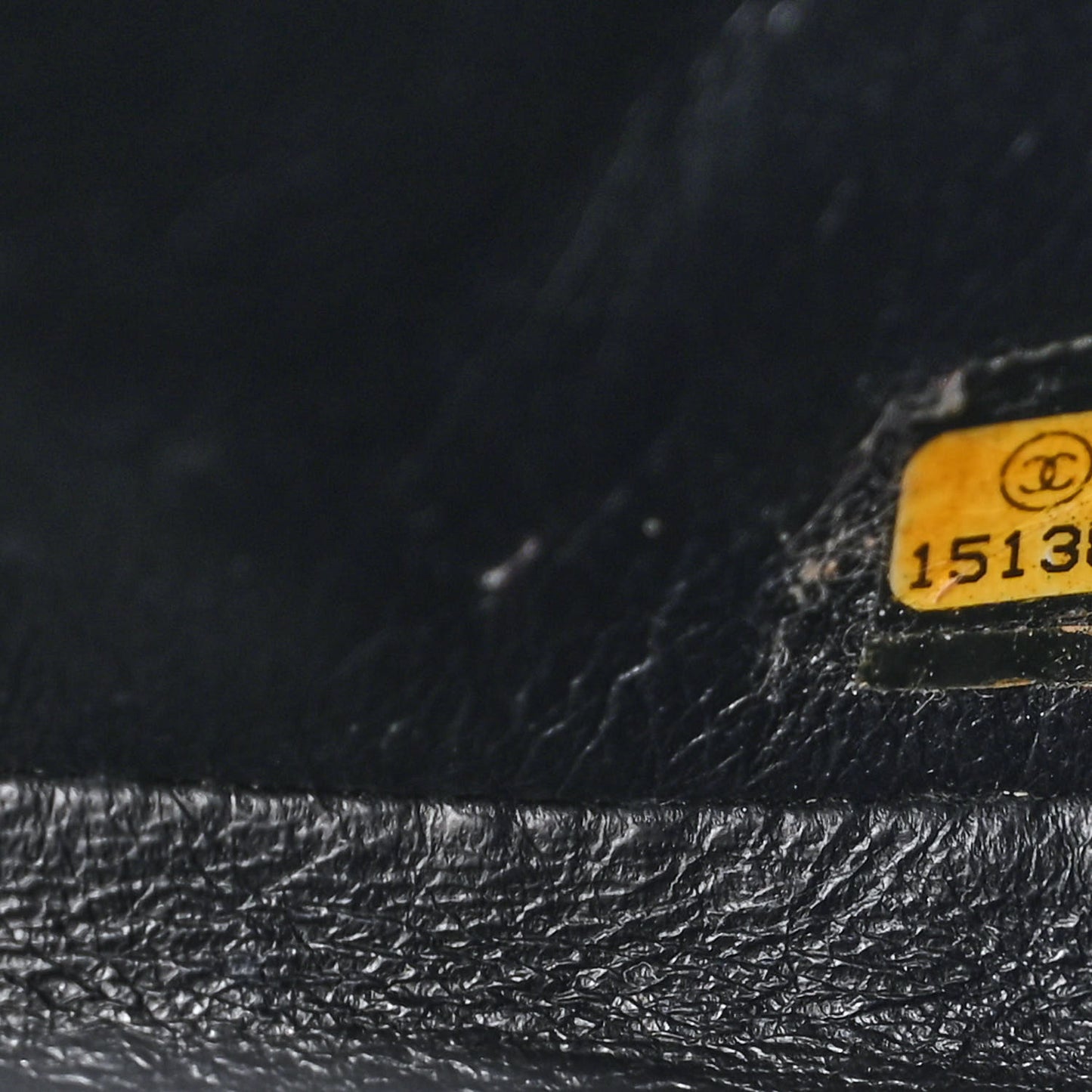 Patent Quilted Clutch with Chain Flap Black