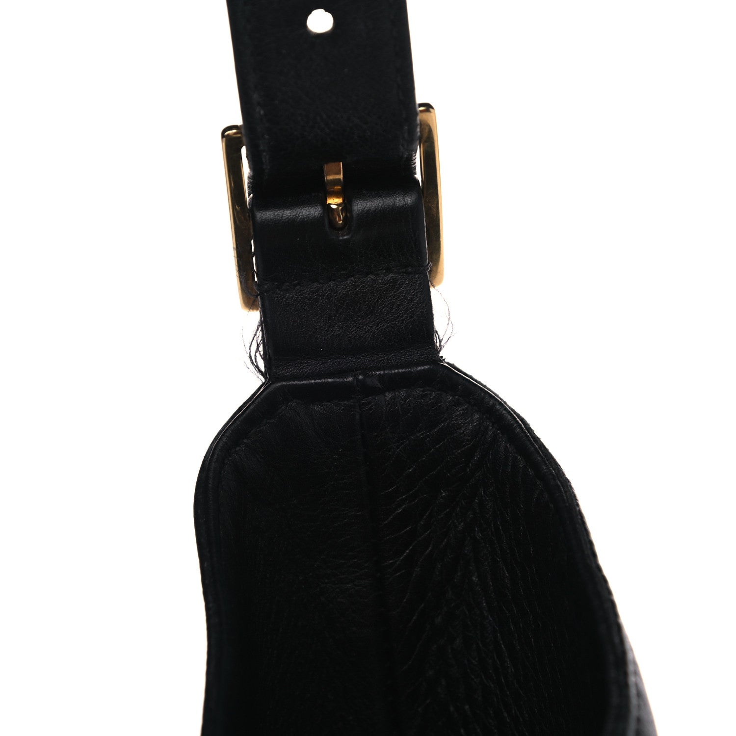 Saint Laurent Calfskin Monogram Hobo Black 12 of 12