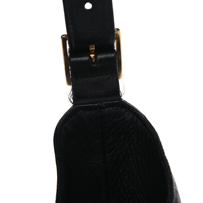 Saint Laurent Calfskin Monogram Hobo Black 12 of 12