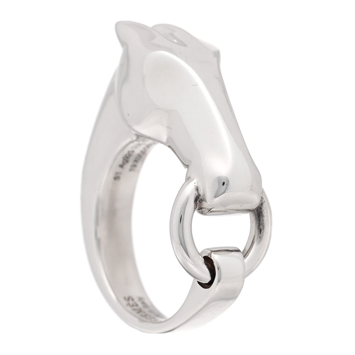 Sterling Silver PM Galop Ring 51 5.75