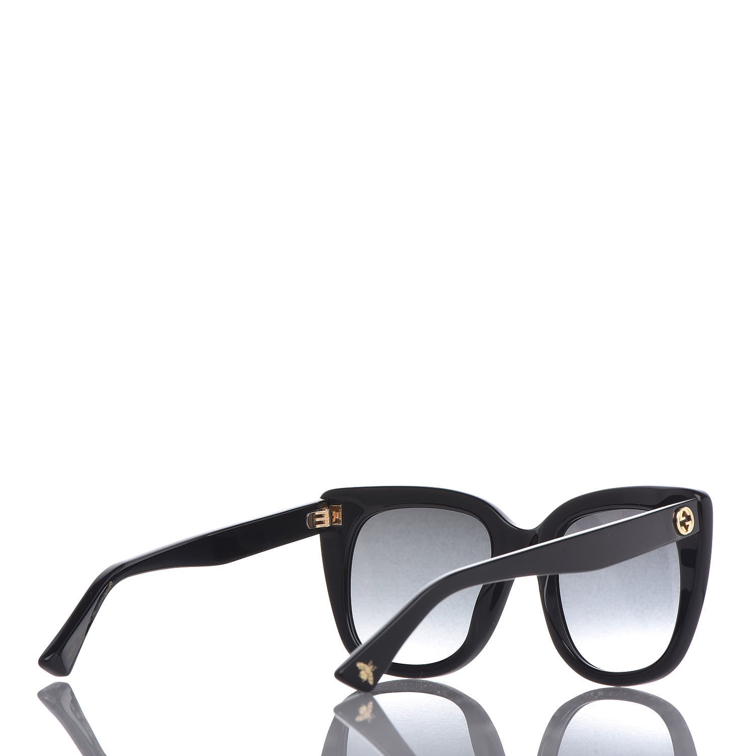 Gucci Cat Eye Sunglasses GG0163S Black 4 of 9