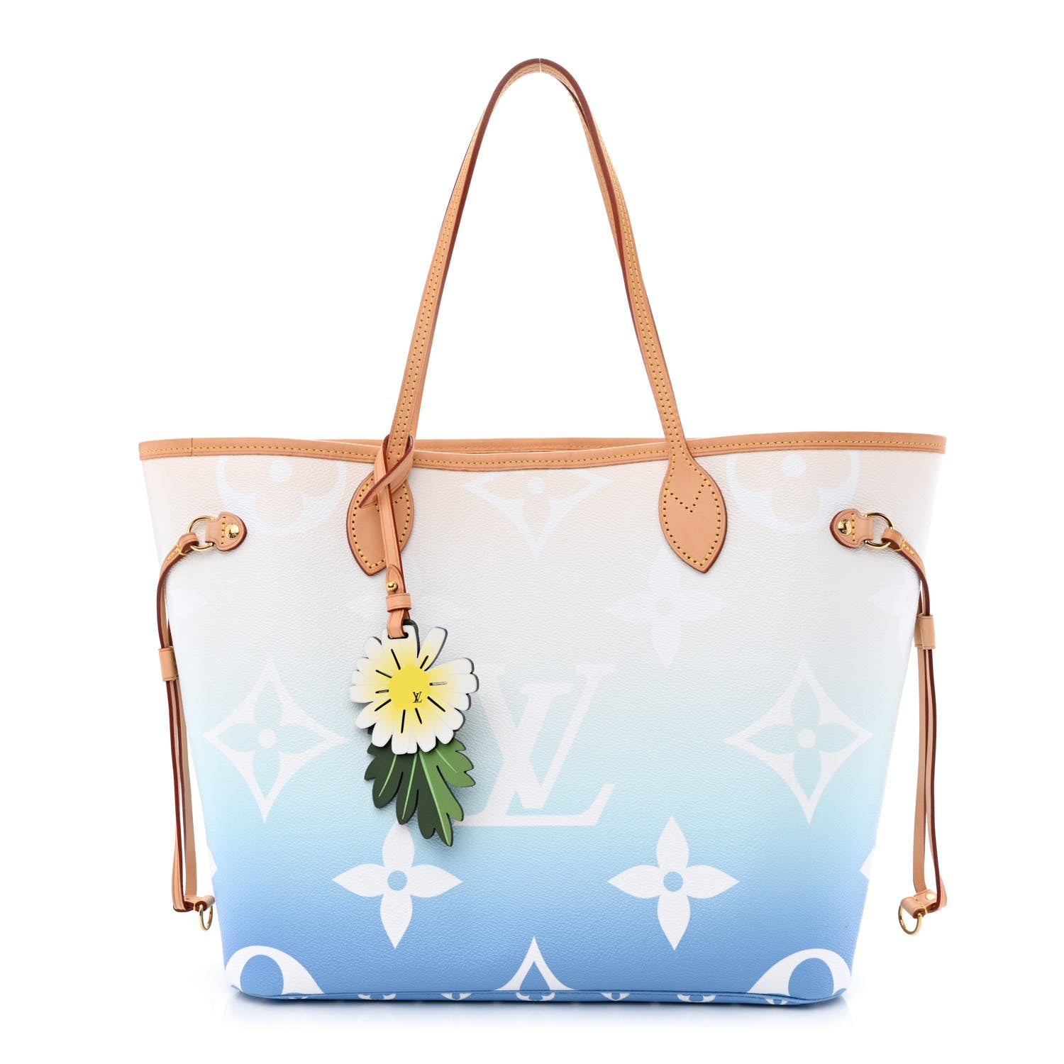 Louis Vuitton Monogram Giant By The Pool Neverfull MM Blue 1 of 12