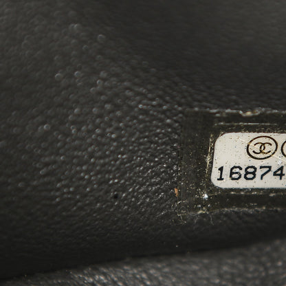 Chanel Lambskin Quilted Mini Square Flap Dark Grey 14 of 14