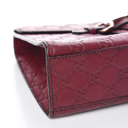 Gucci Soft Guccissima Medium Emily Chain Shoulder Bag Classic Ruby 8 of 10
